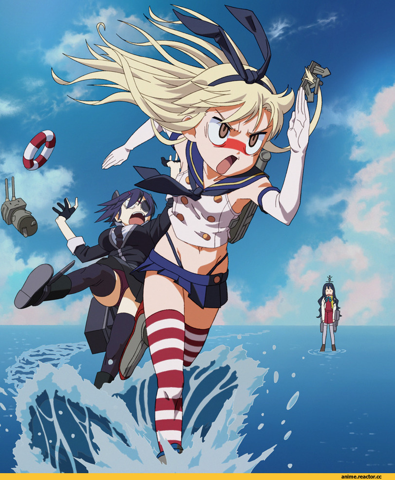 tenryuu (kantai collection), Kantai Collection, shimakaze (kantai collection), Anime