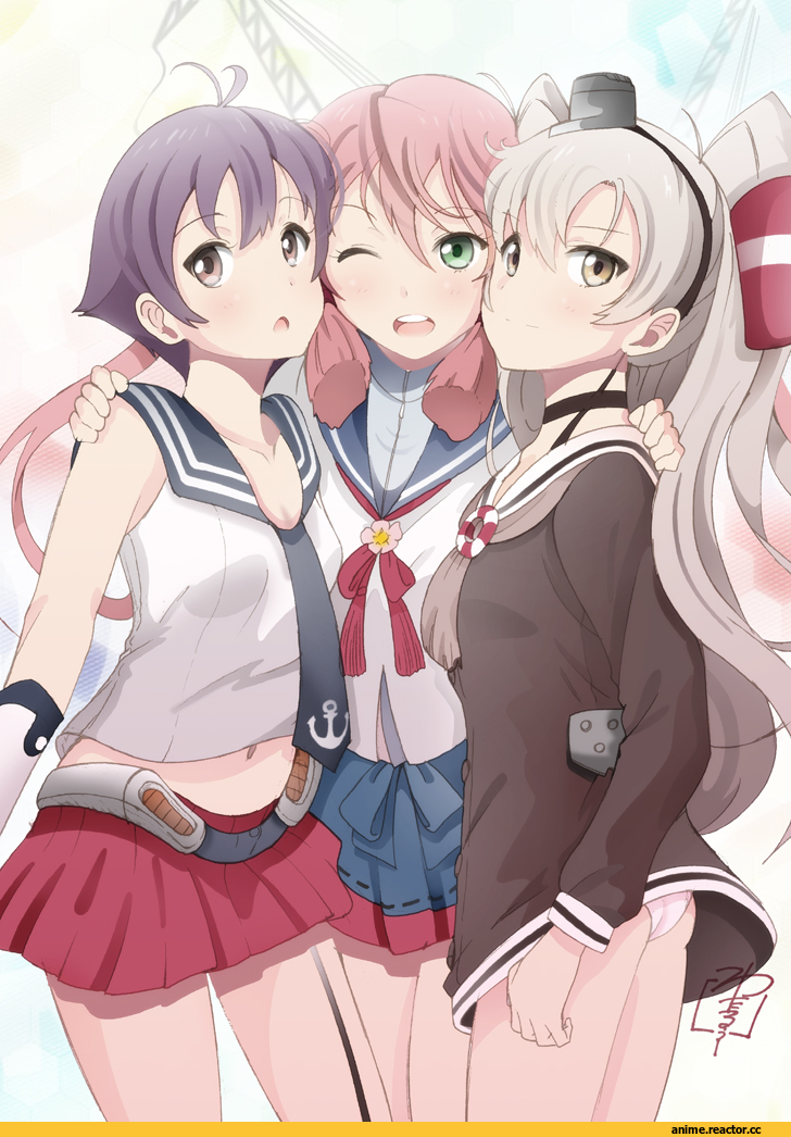Akashi (Kantai Collection), Kantai Collection, Amatsukaze (Kantai Collection), Sakawa (Kantai Collection), Anime