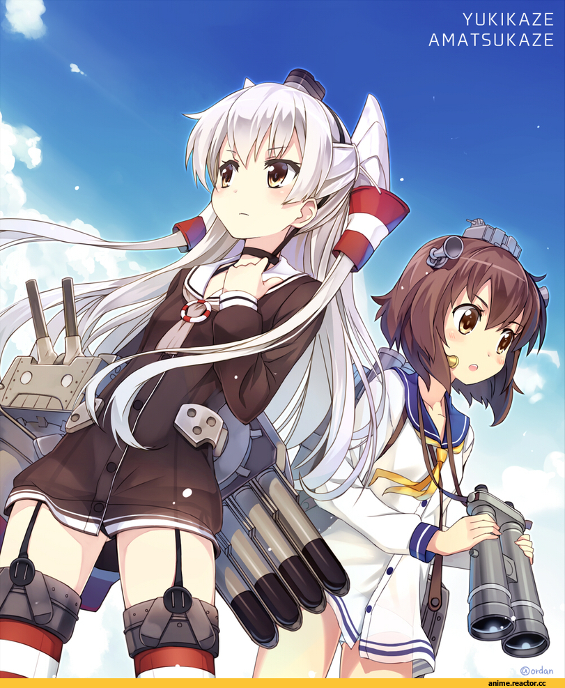 Yukikaze (Kantai Collection), Kantai Collection, Amatsukaze (Kantai Collection), Anime