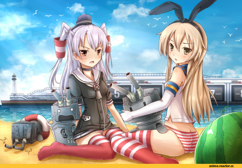 Amatsukaze (Kantai Collection), Kantai Collection, rensouhou-kun, shimakaze (kantai collection), Anime