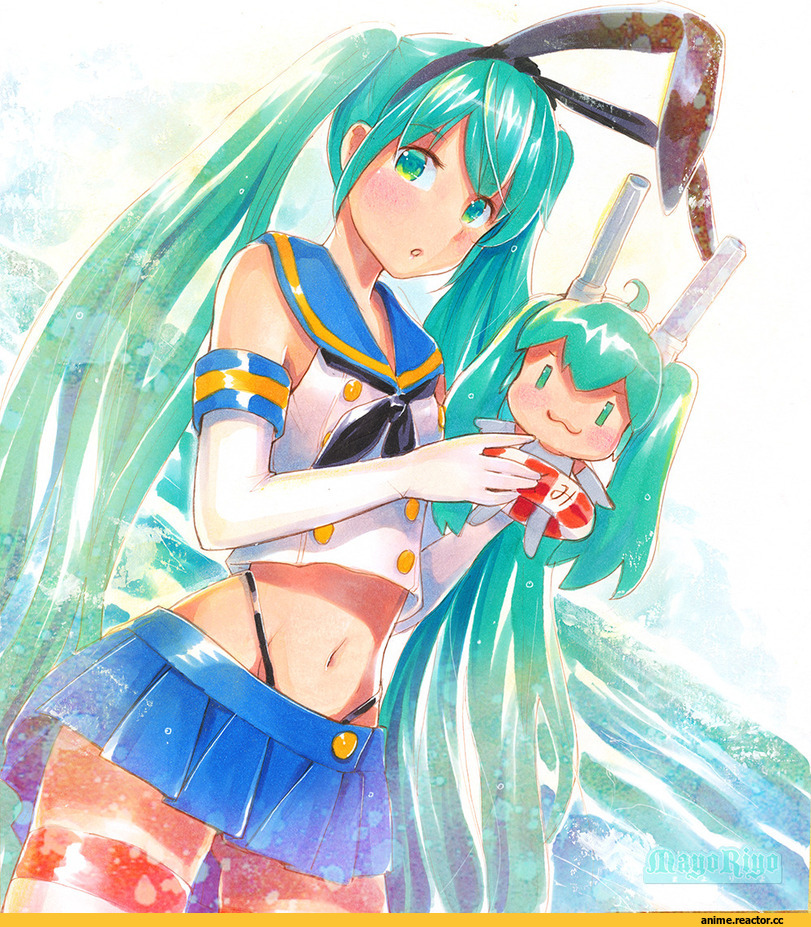 Vocaloid, Hatsune Miku, Kantai Collection, Shimakaze, в комментах ещё, Anime