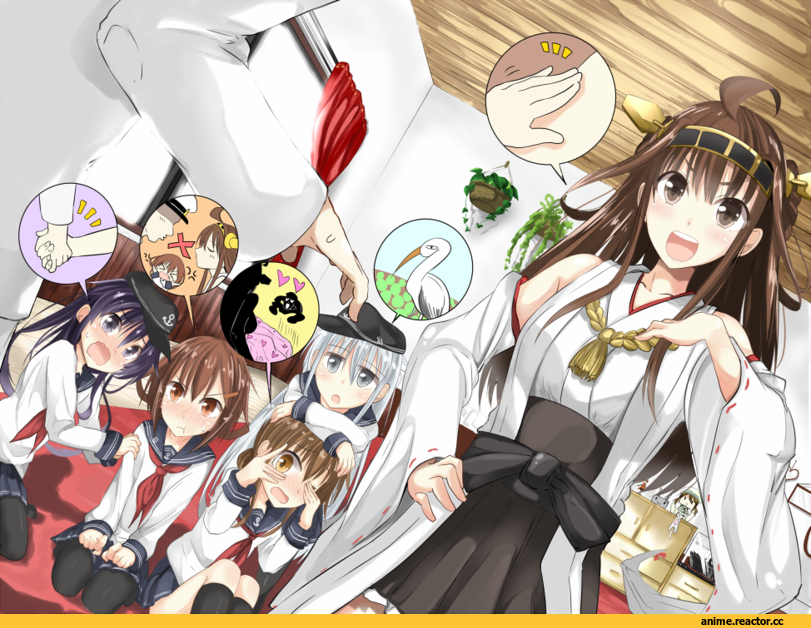 Kantai Collection, Admiral (Kantai Collection), Akatsuki, Error Musume, Hibiki (Kantai Collection), ikazuchi (kantai collection), Inazuma (Kantai Collection), Kongou (Kantai Collection), Naka (Kantai Collection), Anime