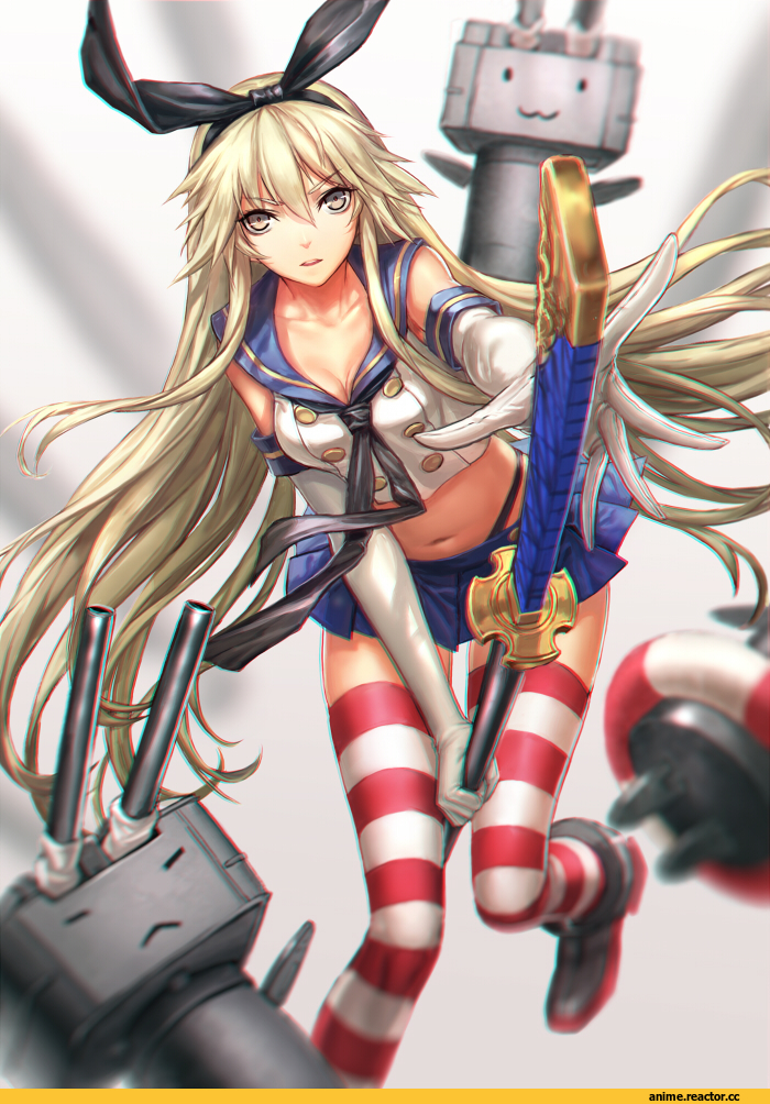 Shimakaze, Kantai Collection, zhouran, Опасные Няшки, Anime Няши, Anime