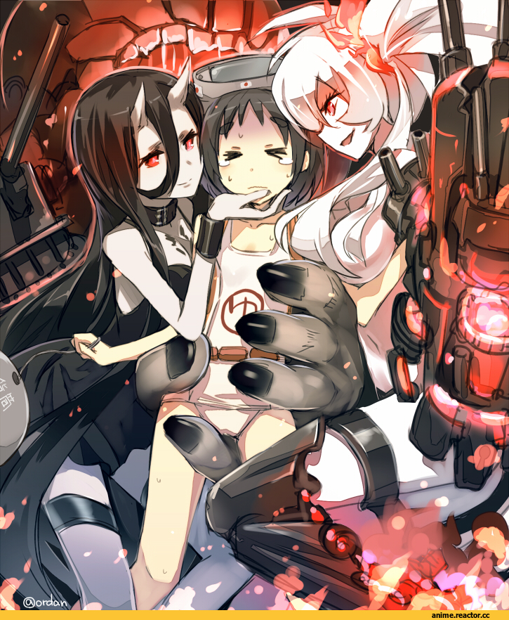 Kantai Collection, battleship hime, Southern Ocean War Hime, Maru-yu, Anime