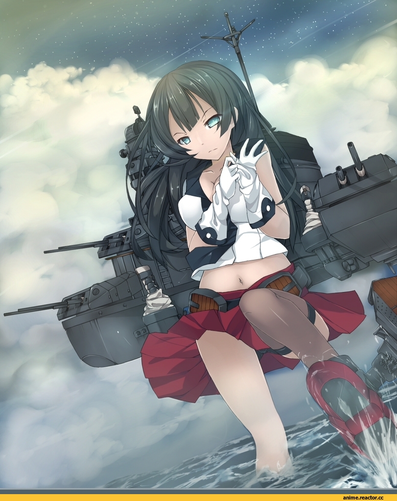 Agano, Kantai Collection, Abukuma, Anime