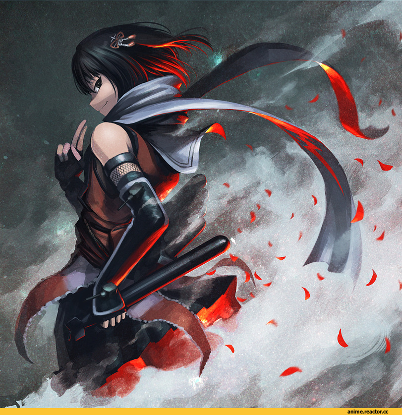 Hellshock, AO, Anime Art, Sendai (Kantai Collection), Kantai Collection, Anime