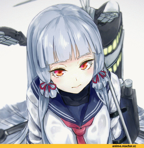 Murakumo (Kantai Collection), Kantai Collection, nathaniel pennel, Anime Гифки, apng, Аниме Apng, Anime