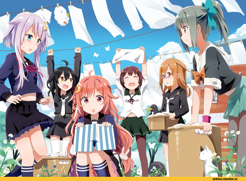 Mikazuki (Kantai Collection), Kantai Collection, Mochizuki (Kantai Collection), Mutsuki (Kantai Collection), Uzuki (Kantai Collection), Yayoi (Kantai Collection), Yuubari, Anime