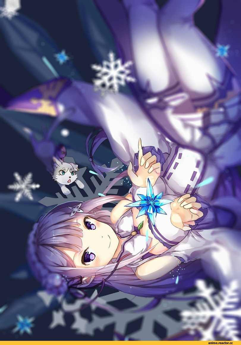 Re Zero Kara Hajimeru Isekai Seikatsu, Emilia (re zero), wsman, Anime