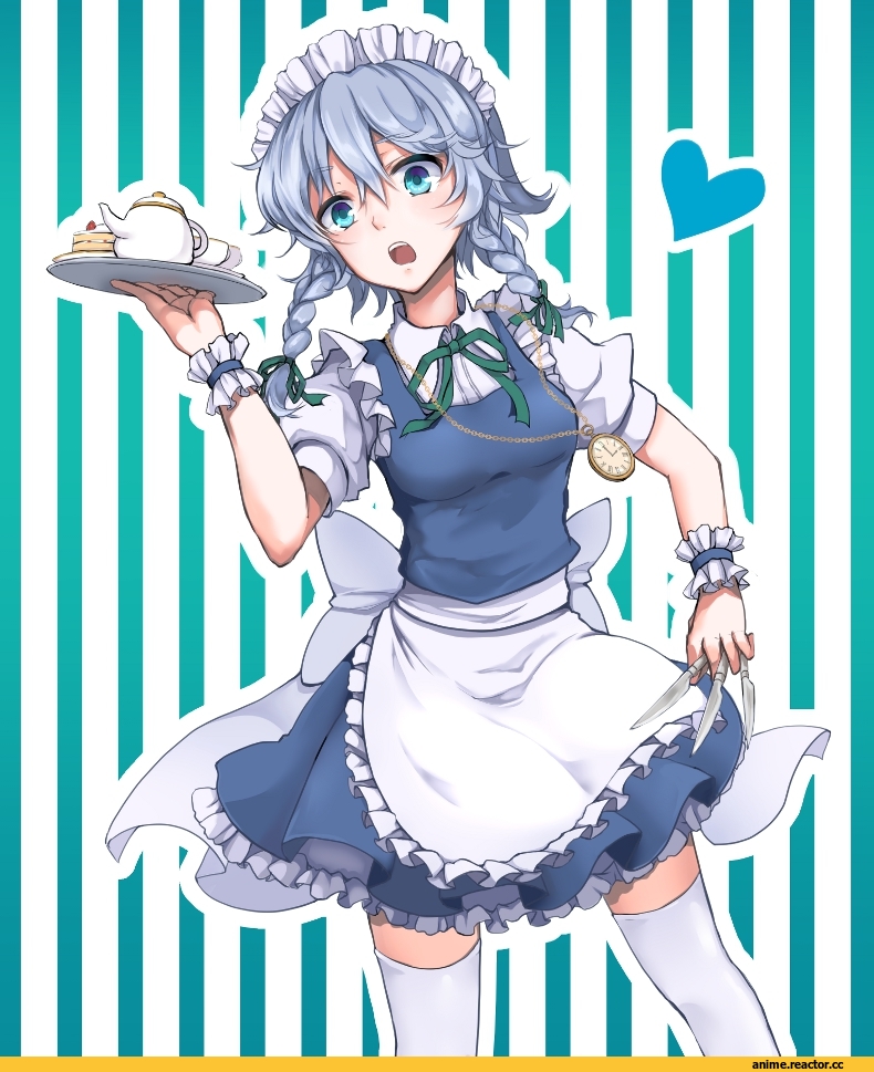 Izayoi Sakuya, Touhou Project, Maid, Anime