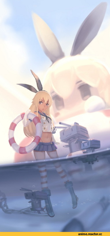 Kantai Collection, Shimakaze, Аниме Apng, Anime Гифки, Anime