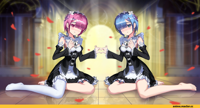 Re Zero Kara Hajimeru Isekai Seikatsu, Ram (Re Zero), Rem (re zero), cs78 (artist), Anime