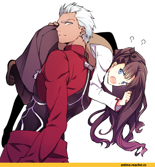 Fate (series), Fate/Stay Night, Rin Tohsaka, Archer (Fate/stay night), Lancer (Fate/stay night), Maid, Anime
