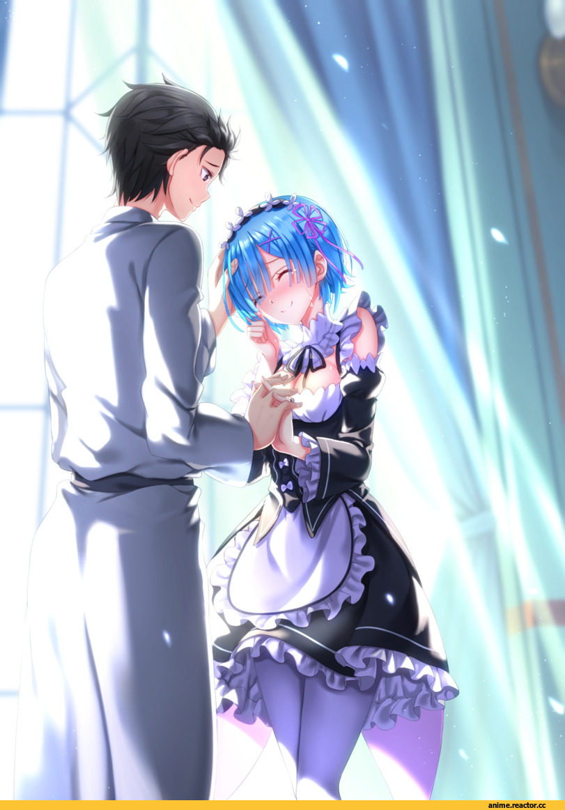 Swordsouls, Anime Art, Natsuki Subaru, Re Zero Kara Hajimeru Isekai Seikatsu, Rem (re zero), Anime