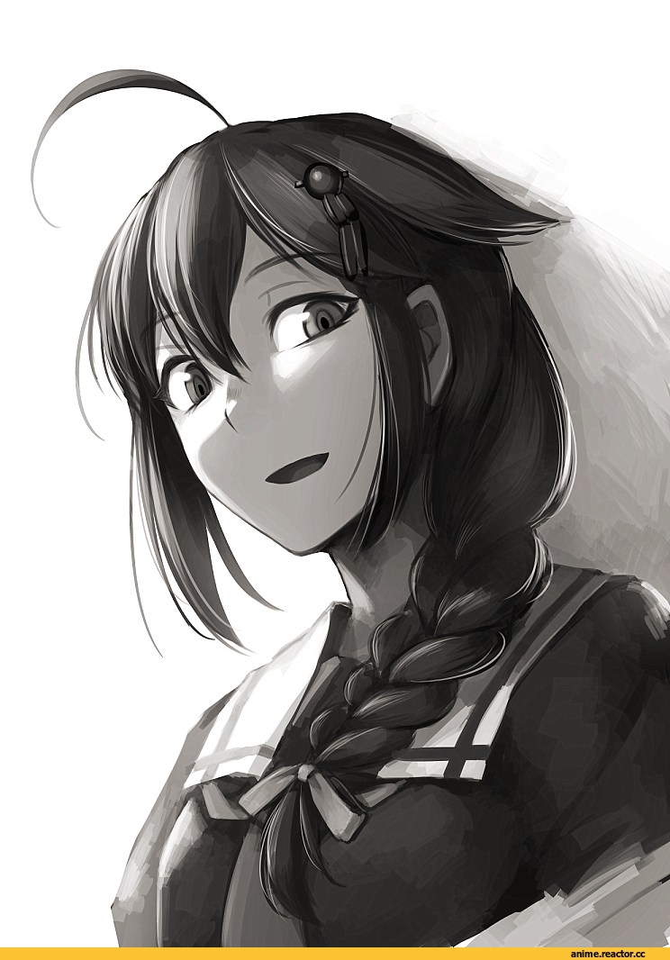 Hellshock, Anime Art, Kantai Collection, Shigure (Kantai Collection), Anime