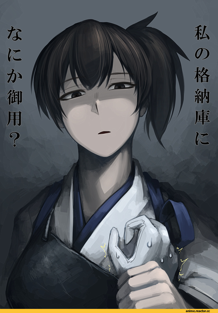 Kantai Collection, Hellshock, Anime Art, Kaga (Kantai Collection), Anime