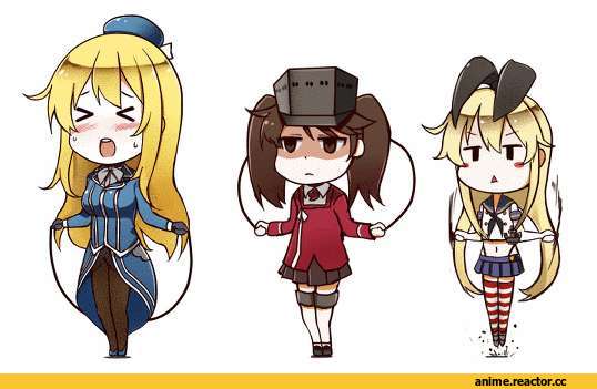 Kantai Collection, Atago (Kantai Collection), Ryuujou, Shimakaze, Anime Гифки, Ido (Teketeke), Anime Art, Anime