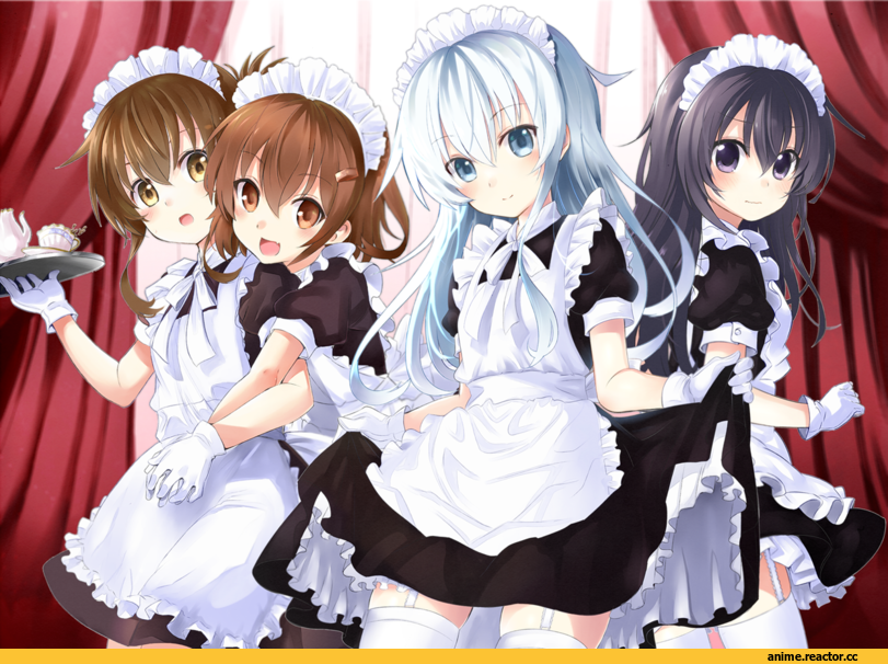 Kantai Collection, Akatsuki, Hibiki (Kantai Collection), ikazuchi (kantai collection), Inazuma (Kantai Collection), Anime