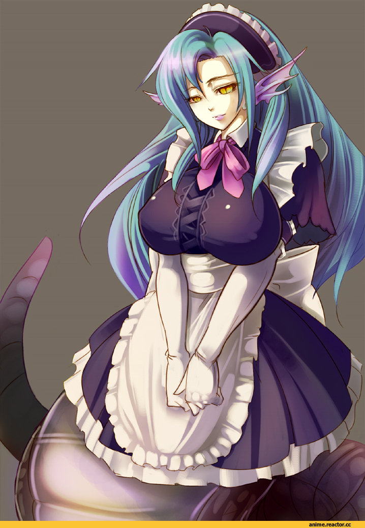 Monster Girl (Anime), Anime Art, Lamia (Monster Girl Anime), Maid, Anime