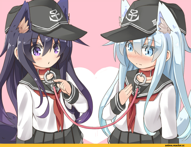 Animal Ears, Kantai Collection, Hibiki (Kantai Collection), Kitsune, Akatsuki, Anime