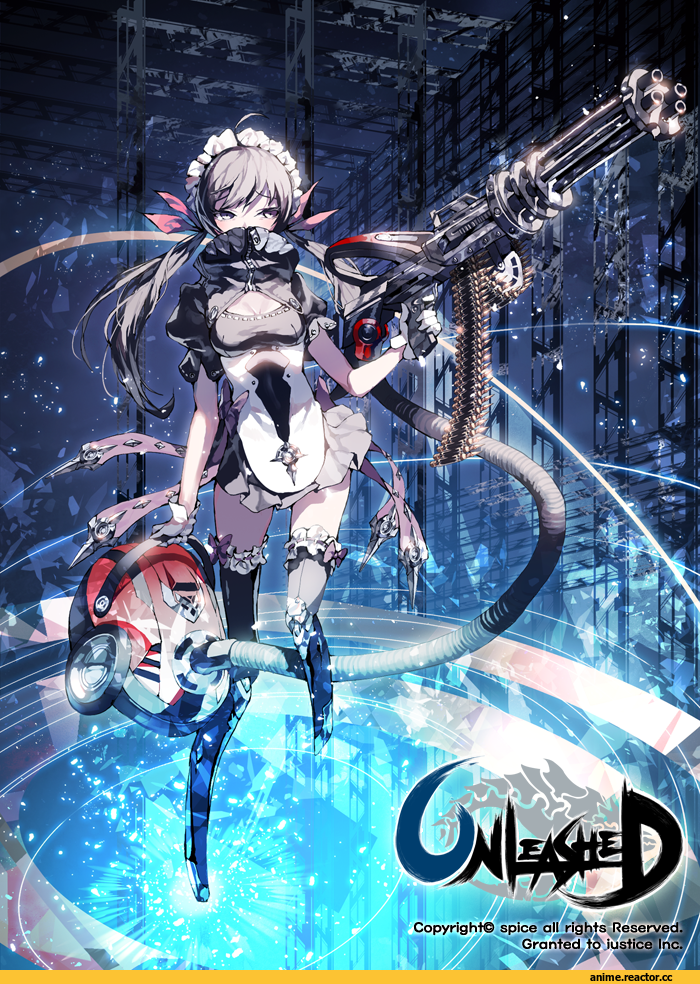 Anime Original, Anime Art, Maid, unleashed, Ju He Lee, Опасные Няшки, Anime Няши, Anime