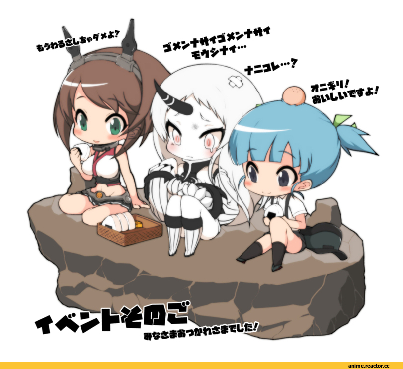 Mutsu (Kantai Collection), Kantai Collection, Seaport Hime, Ooshio (Kantai Collection), Anime