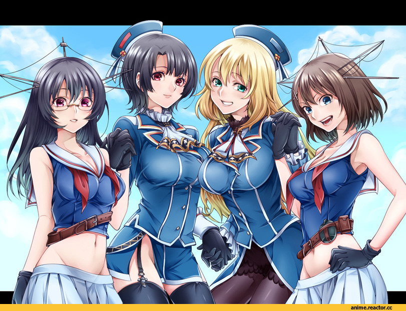 Choukai (Kantai Collection), Kantai Collection, Atago (Kantai Collection), Takao (Kantai Collection), Maya (Kantai Collection), Anime