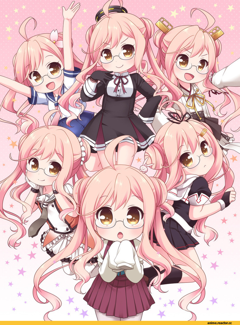Makigumo, Kantai Collection, Megane, Kongou (Kantai Collection), i-58 (kantai collection), Naka (Kantai Collection), yuudachi (kantai collection), Tatsuta, Anime