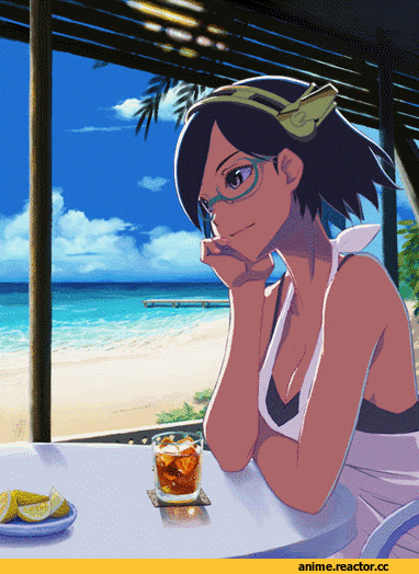 Kantai Collection, Kirishima (Kantai Collection), Anime Гифки, Anime