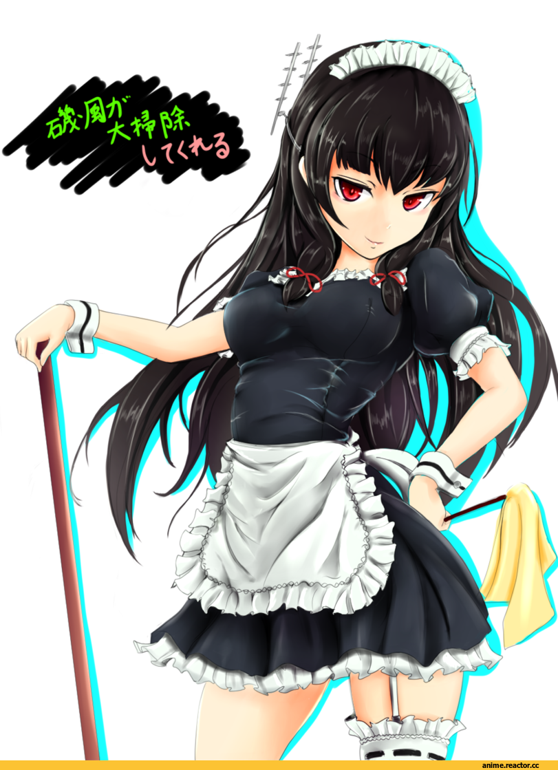 Isokaze (Kantai Collection), Kantai Collection, Anime Art, Maid, Anime
