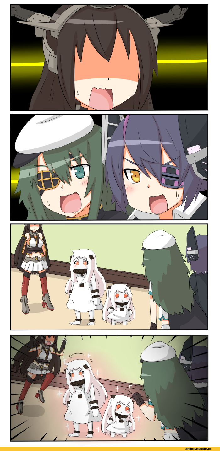 Kiso, Kantai Collection, Nagato (Kantai Collection), Northern Ocean Hime, Tenryuu, Anime
