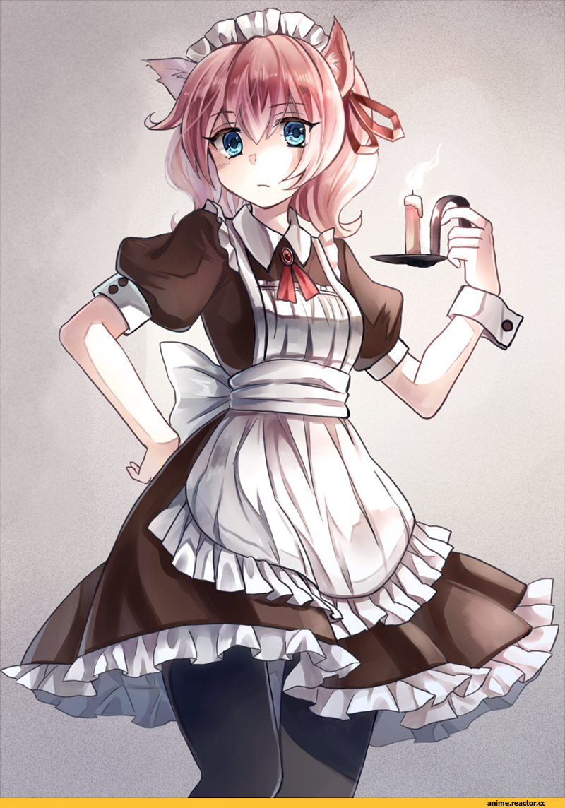 Anime Original, Anime Art, miyakure, Maid, nekomimi, Animal Ears, Anime