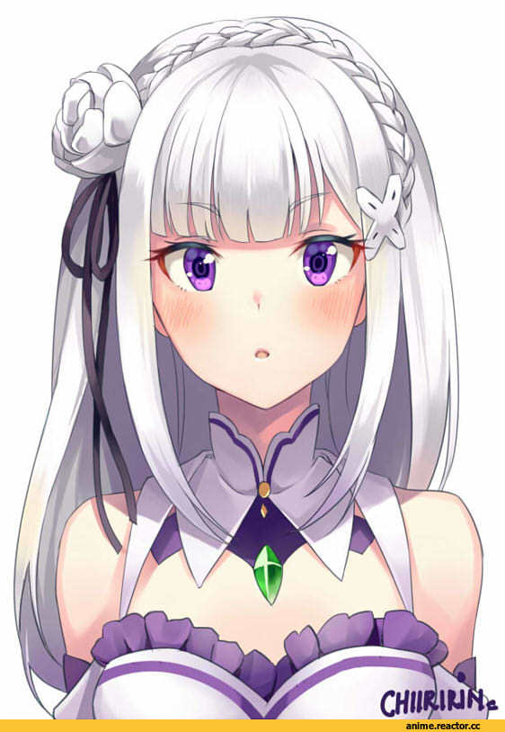 Re Zero Kara Hajimeru Isekai Seikatsu, Emilia (re zero), chiiririn, Anime