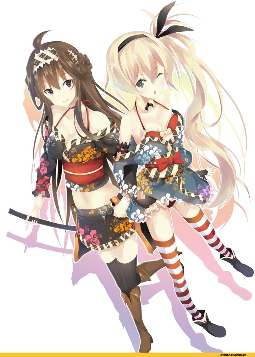 Kantai Collection, Kongou (Kantai Collection), shimakaze (kantai collection), Anime