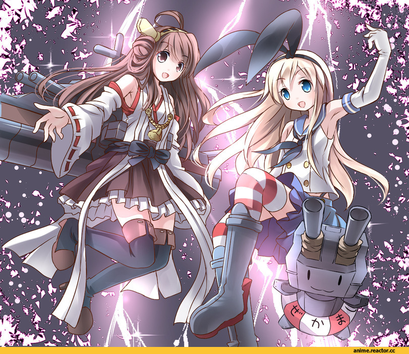 Kongou (Kantai Collection), Kantai Collection, Shimakaze, Anime