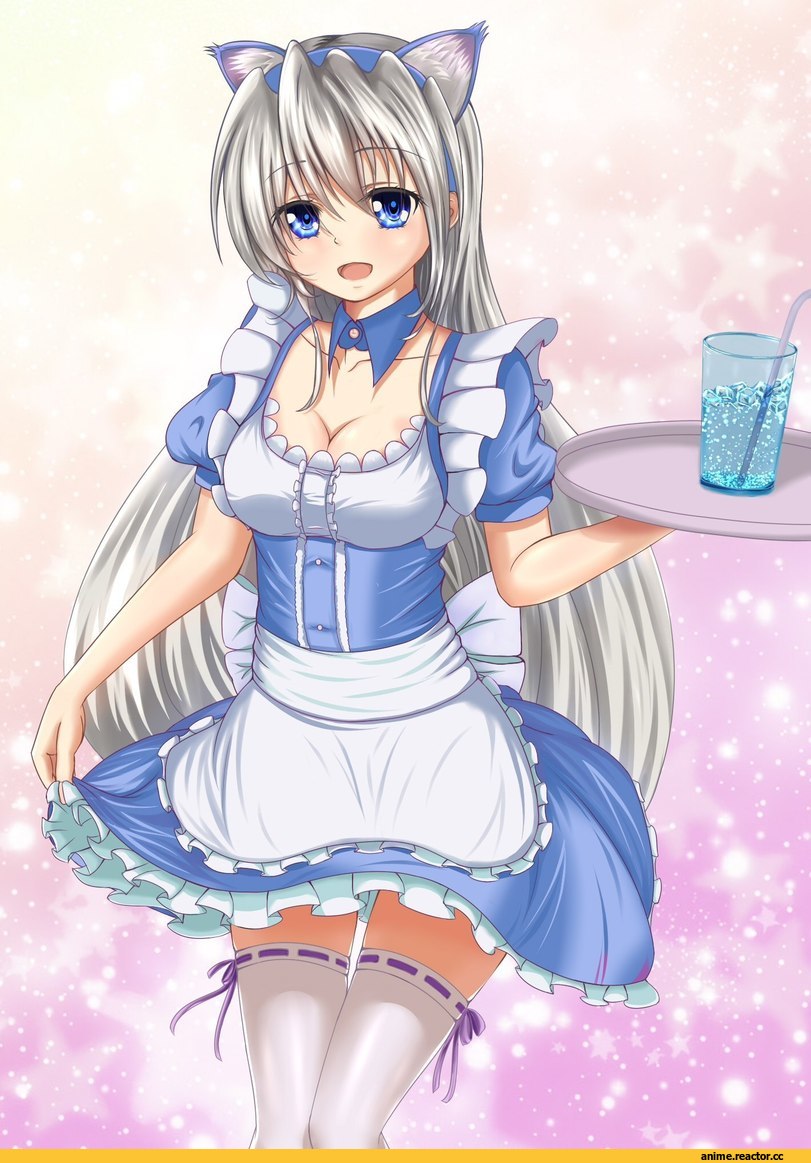 Animal Ears, красивые картинки, горничная, neko, Anime