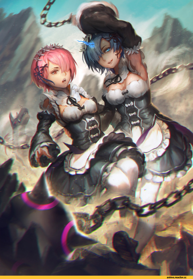 Re Zero Kara Hajimeru Isekai Seikatsu, Ram (Re Zero), Rem (re zero), Anime