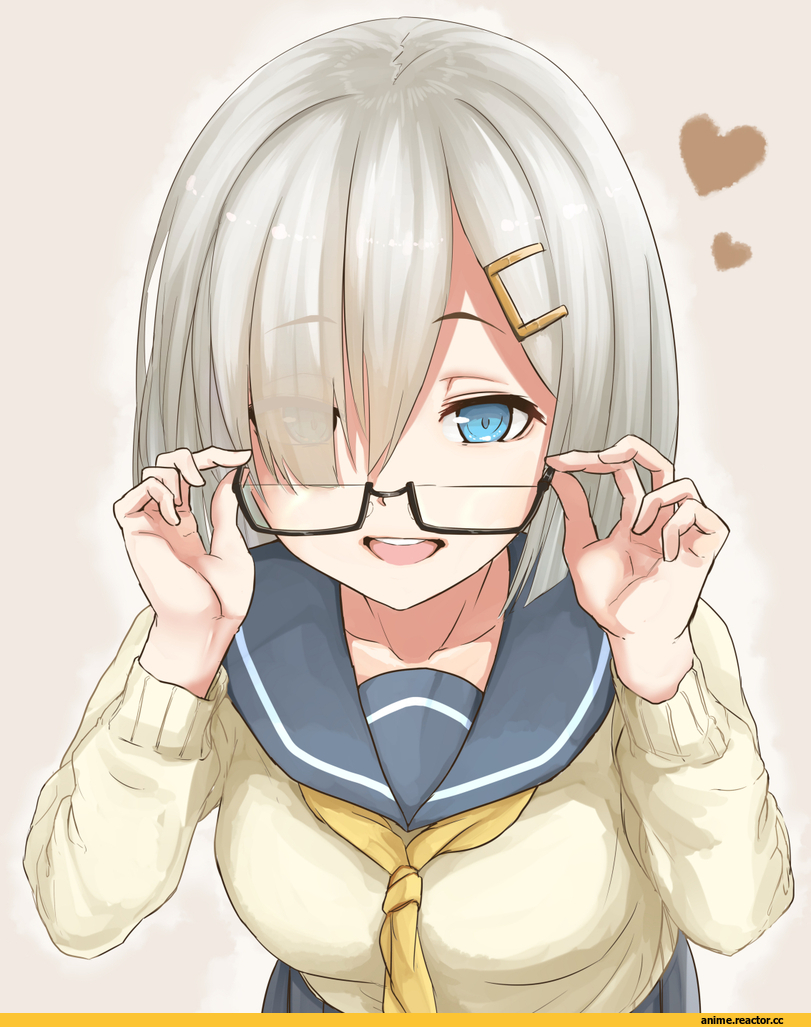 Hamakaze (Kantai Collection), Kantai Collection, Megane, Anime