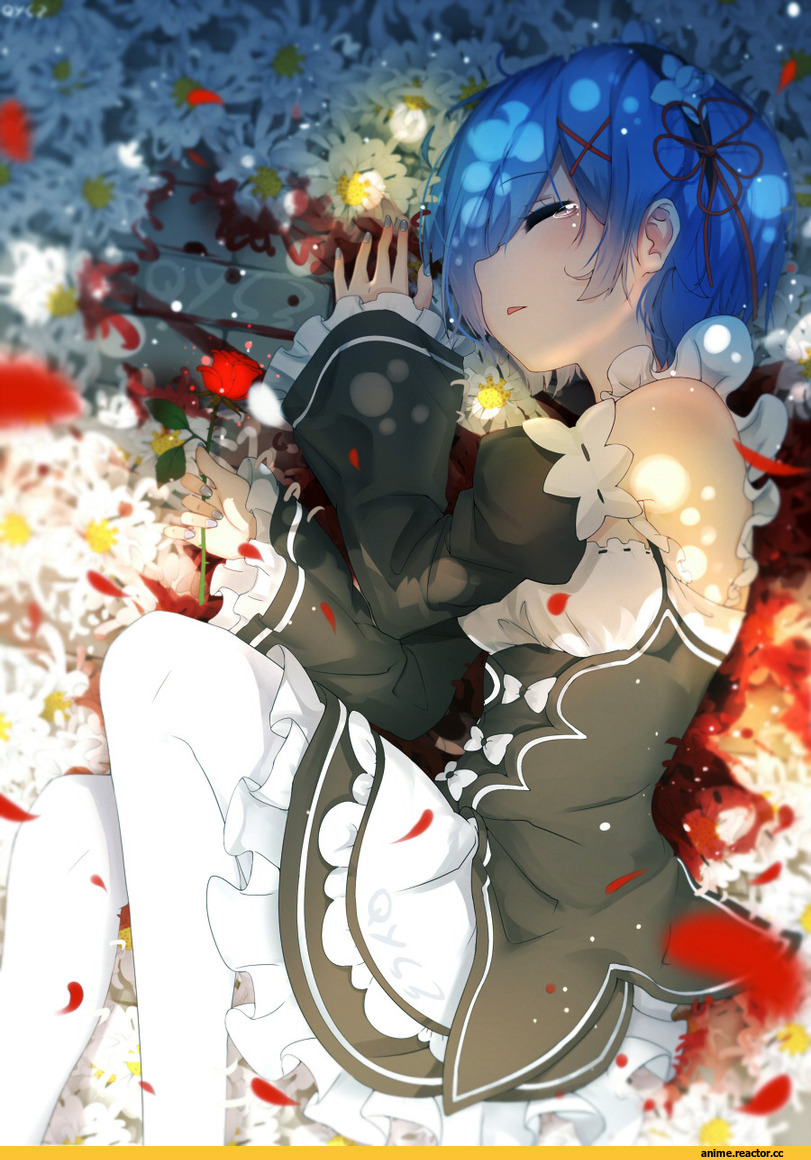 Rem (re zero), Re Zero Kara Hajimeru Isekai Seikatsu, Anime Art, Bai Yemeng, Anime