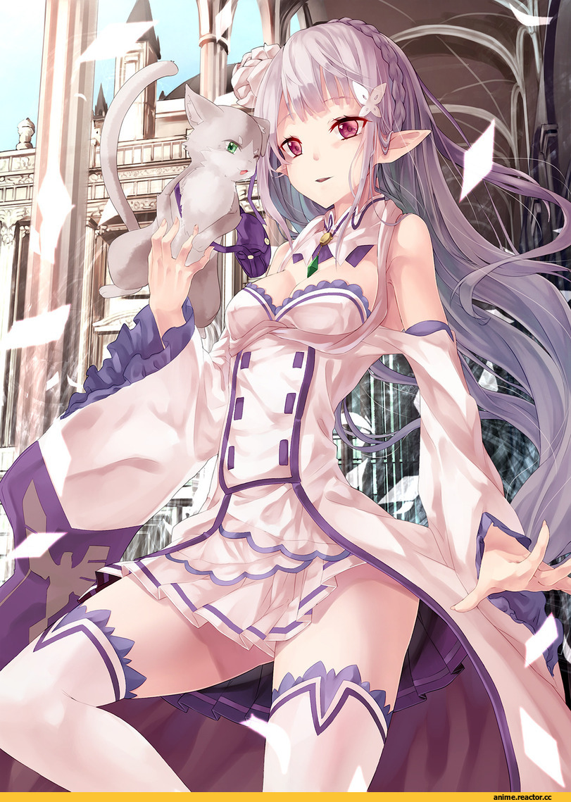 Re Zero Kara Hajimeru Isekai Seikatsu, Emilia (re zero), Saraki, Anime