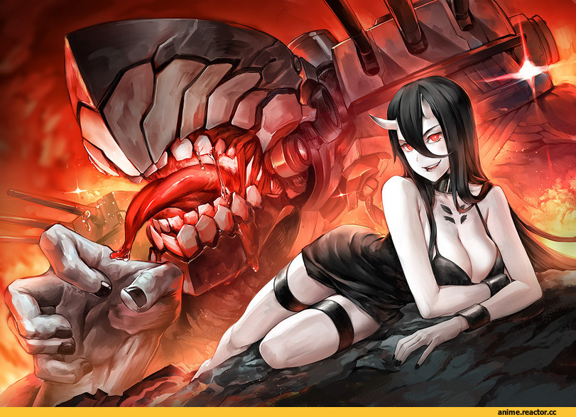 Kantai Collection, battleship hime, Anime