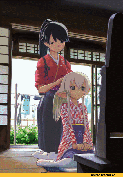 Kantai Collection, Anime Гифки, Shimakaze, Houshou (Kantai Collection), Akagi, Kaga (Kantai Collection), Hiryuu, Souryuu (Kantai Collection), kaku choushi, Anime