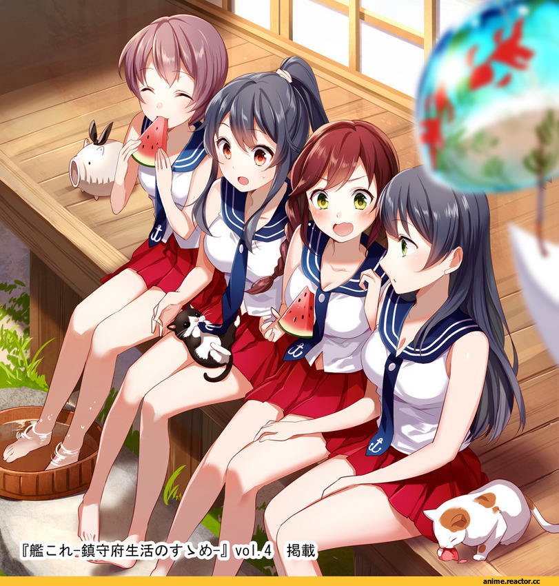 Kantai Collection, Sakawa (Kantai Collection), Yahagi, Noshiro, Agano, Anime