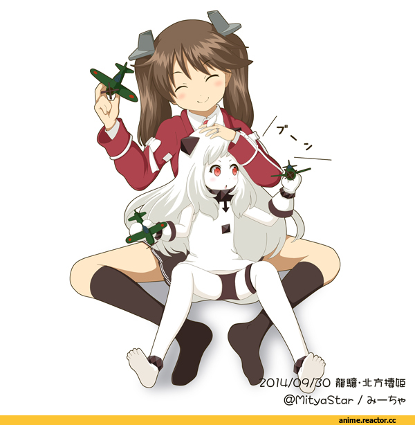 Kantai Collection, Northern Ocean Hime, Ryuujou, miicha, Anime