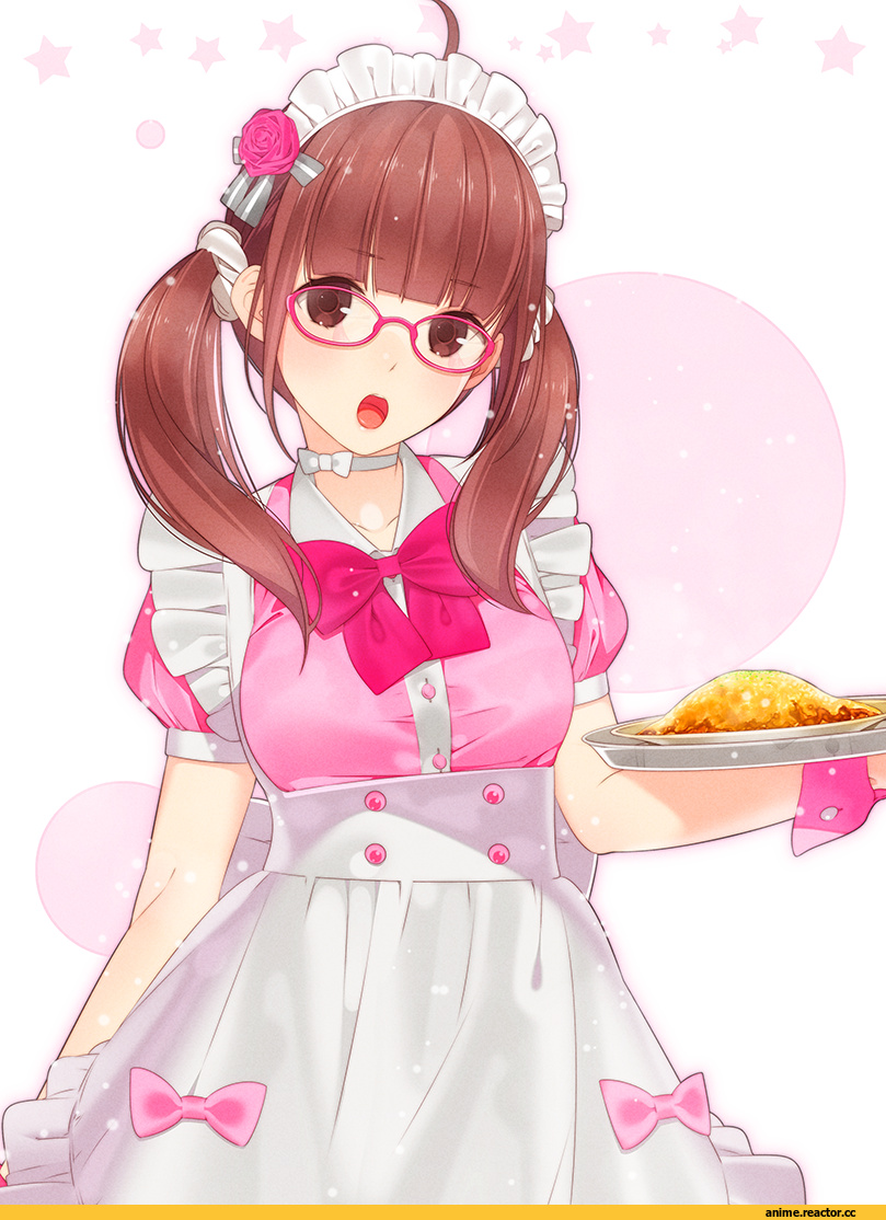 Anime Original, Anime Art, Megane, Ama Mitsuki, Maid, Anime