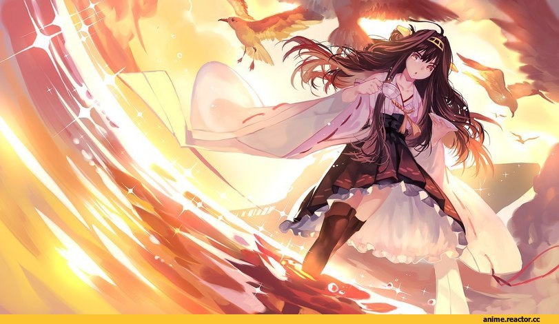 Anime Art, Kongou (Kantai Collection), Kantai Collection, Anime