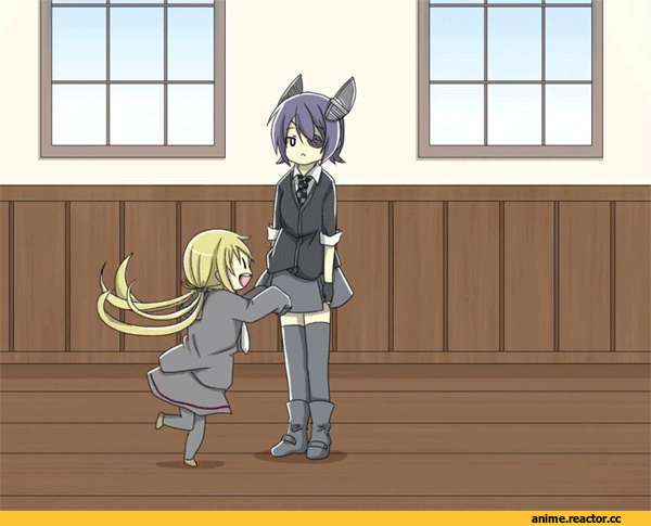 Tenryuu, Kantai Collection, Satsuki (Kantai Collection), Anime Гифки, Anime
