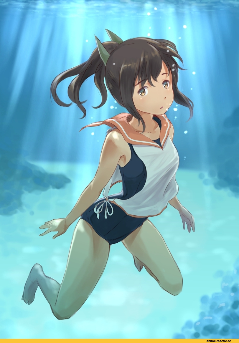Anime Art, Kantai Collection, I-401, Anime