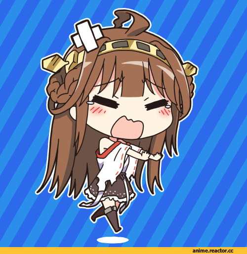 dansa, Kongou (Kantai Collection), Kantai Collection, hnmr, anime gif, Anime