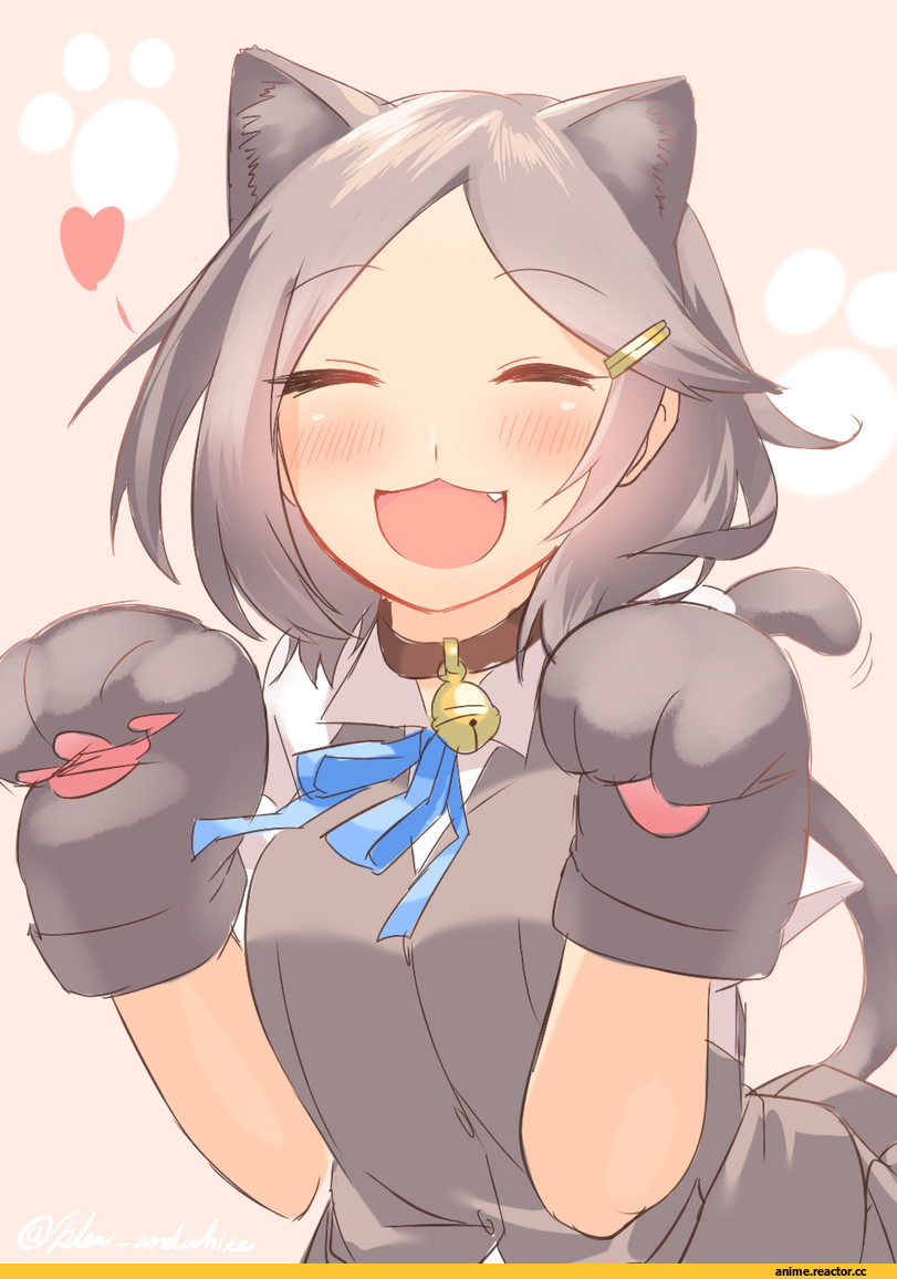 Kuroshio (Kantai Collection), Kantai Collection, Неко, Animal Ears, Anime